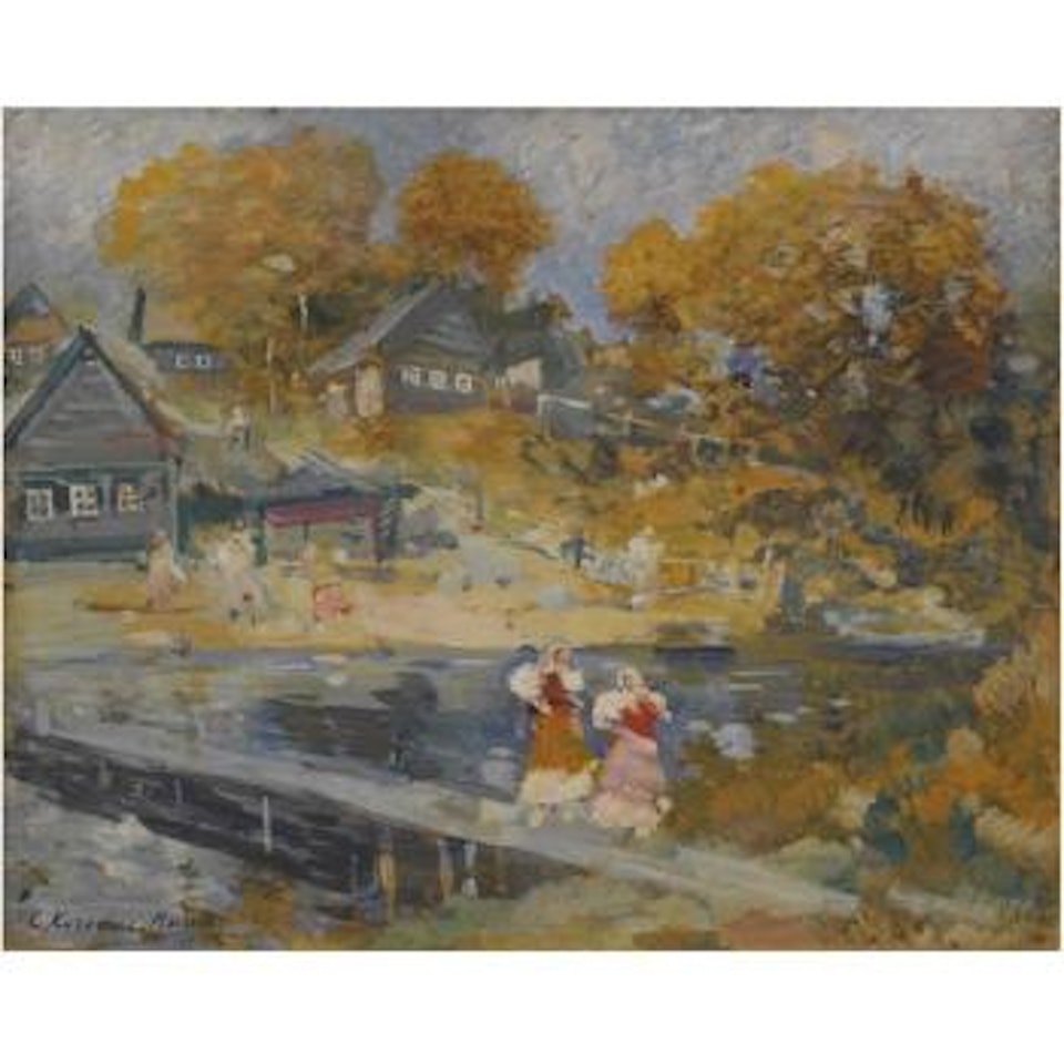 Russian Landscape by Konstantin Alekseevich Korovin