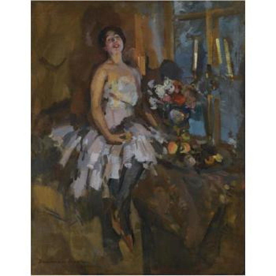 Portrait Of A Dancer by Konstantin Alekseevich Korovin