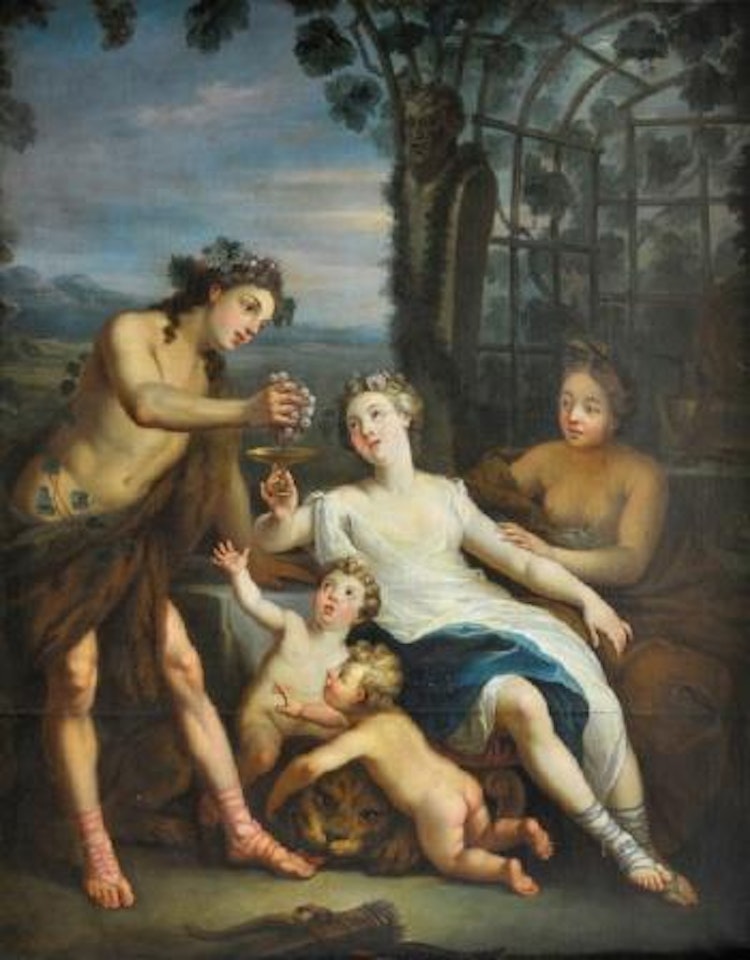 Bacchus et Ariane by Antoine Coypel by French School