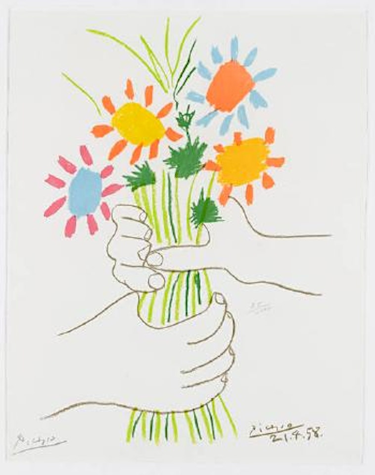 Bouquet de Fleurs (Peace) (Czwiklitzer 130) by Pablo Picasso