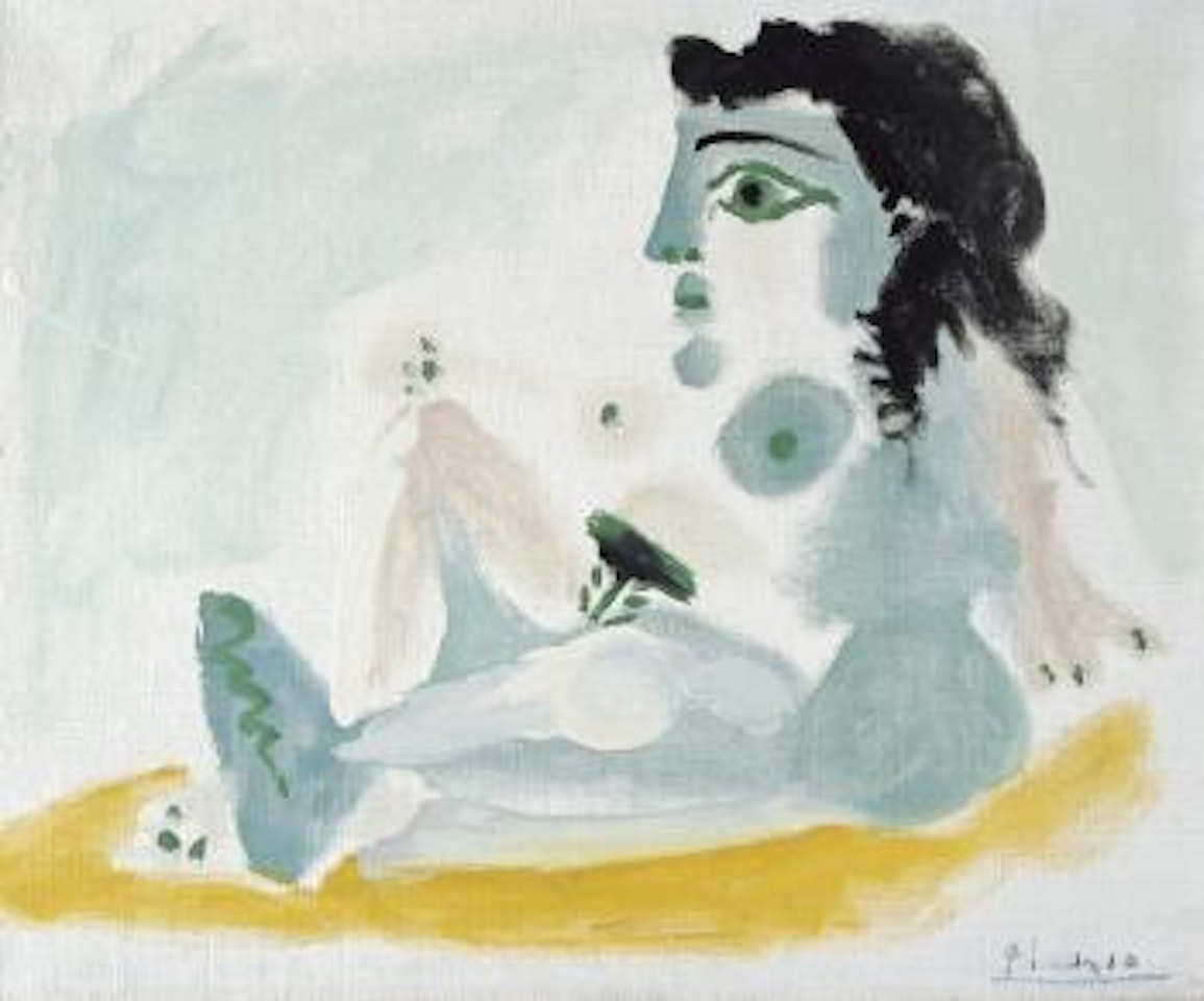 Nu Assis by Pablo Picasso