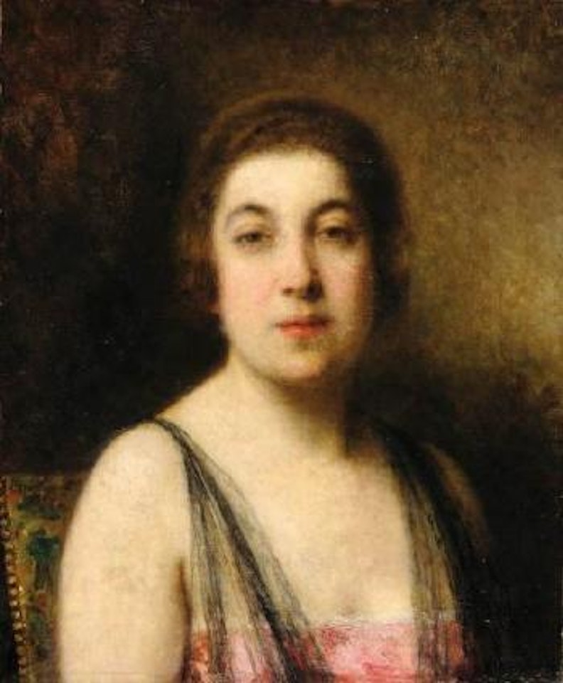 Portrait de jeune femme by Alexei Harlamoff