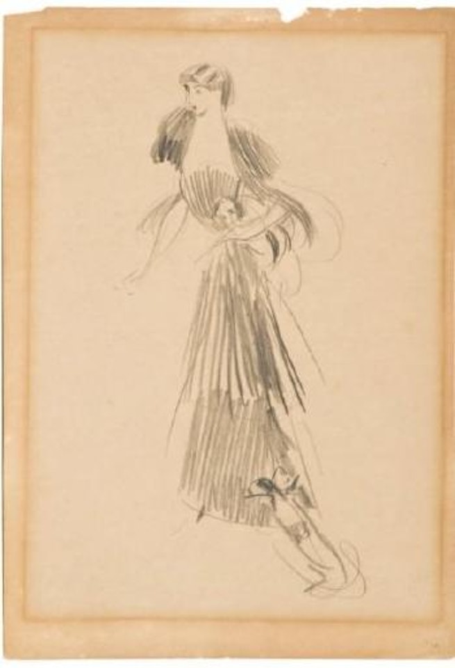 Elegante aux chiens by Giovanni Boldini