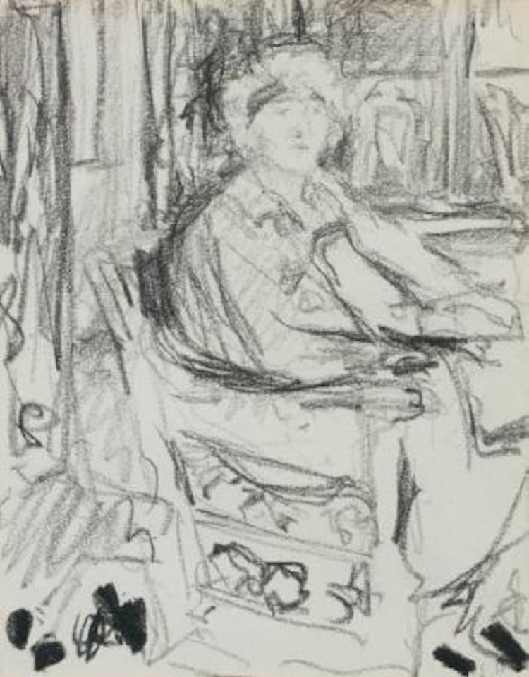 Lucy Hessel assise by Édouard Vuillard