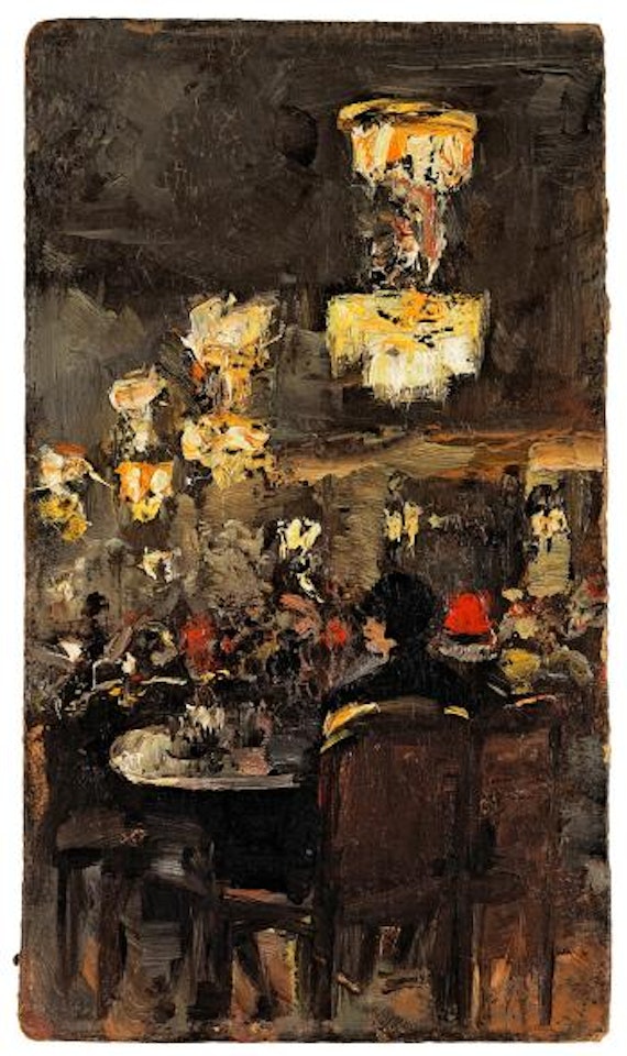 Cafehausszene by Lesser Ury