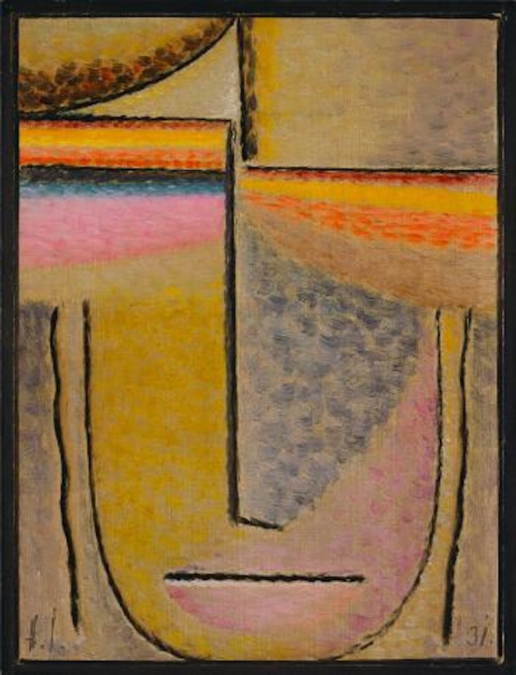 Abstrakter kopf: letzte strahlen by Alexej von Jawlensky
