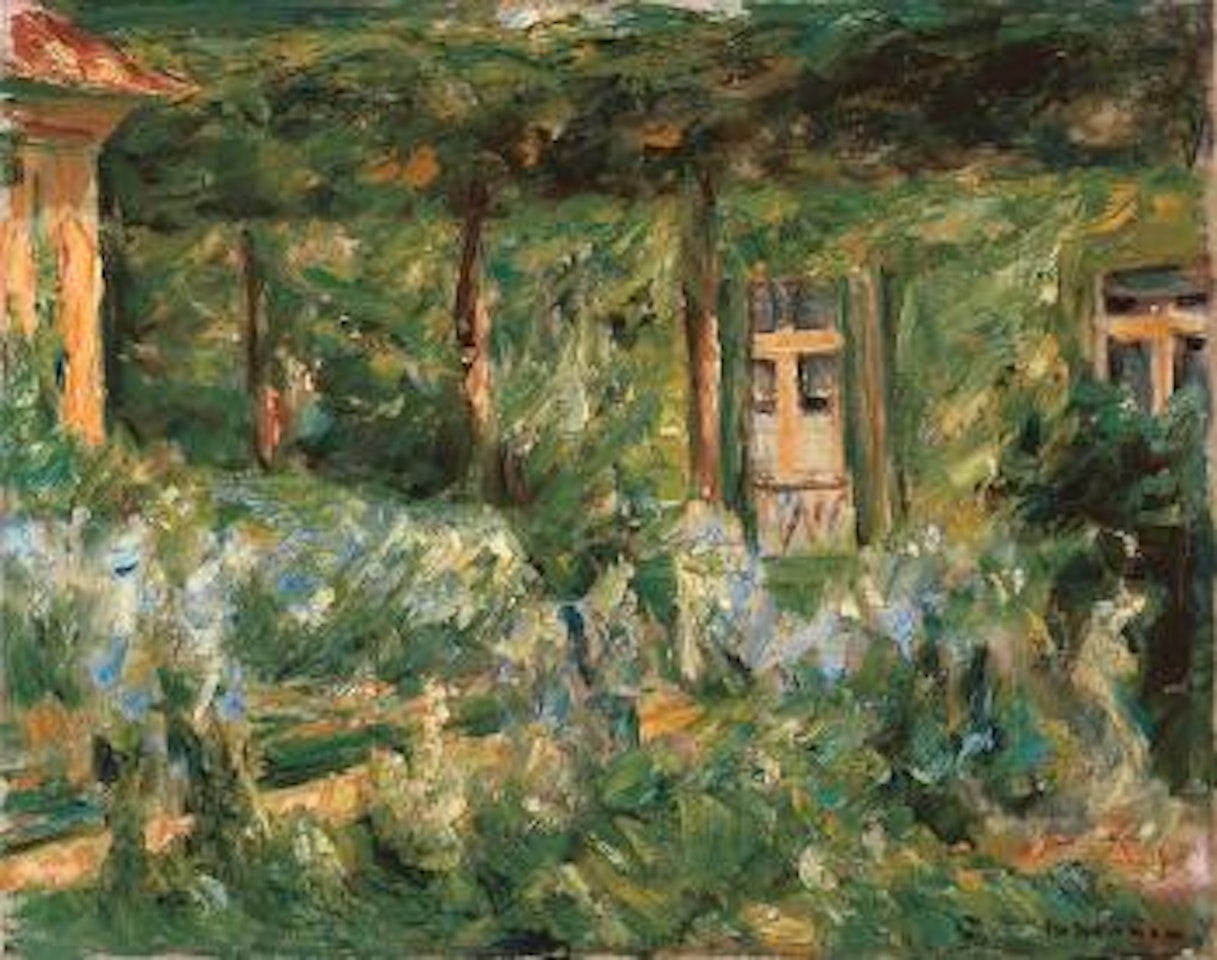 Der nutzgarten in Wannsee nach Nordosten by Max Liebermann