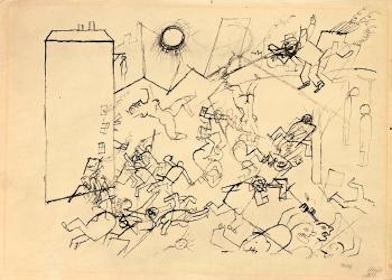Panik by George Grosz