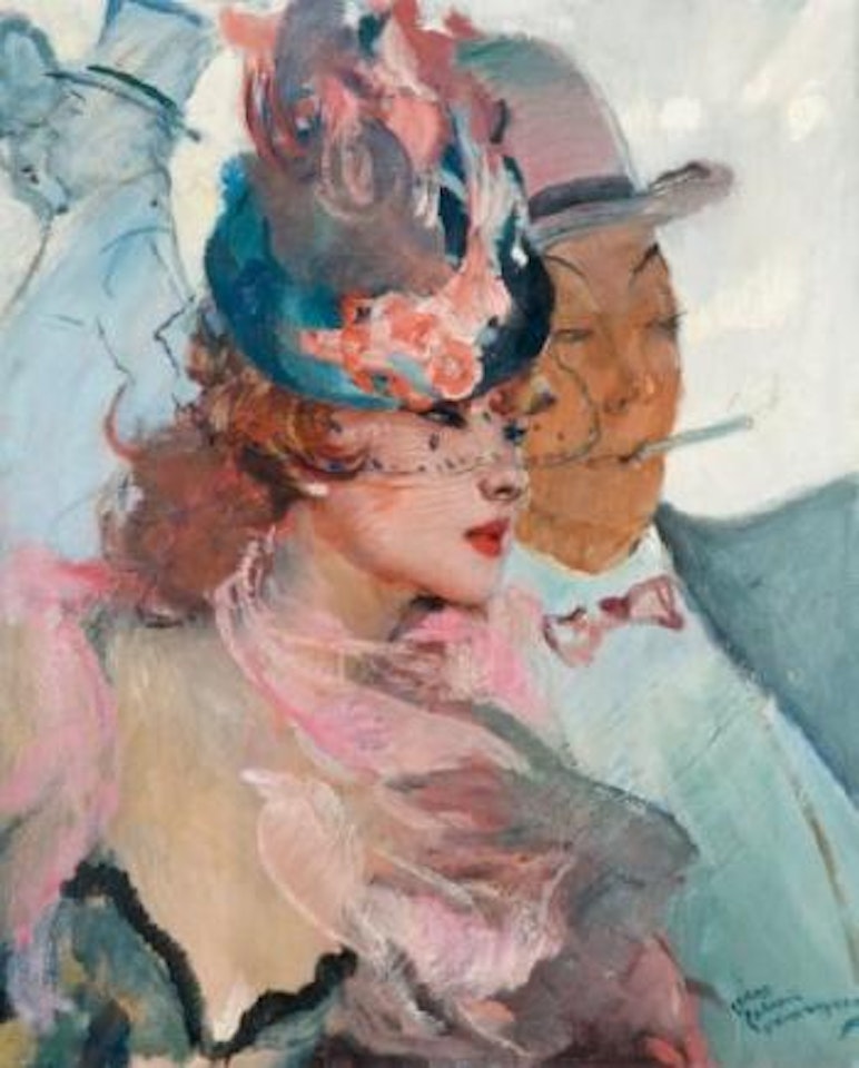 Couple d'élégants by Jean Gabriel Domergue