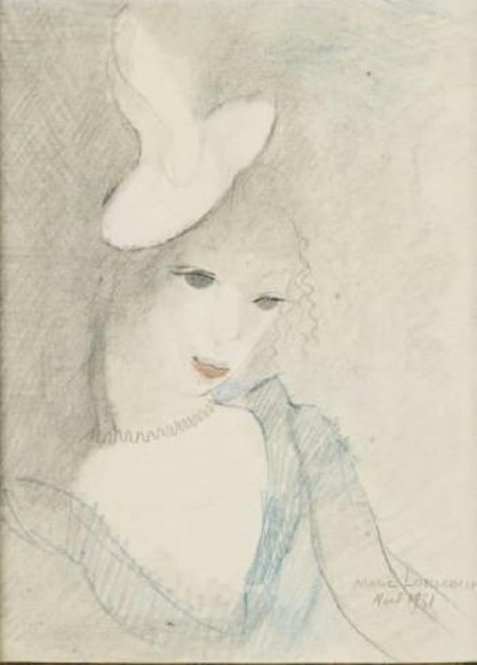 Jeune fille au chapeau by Marie Laurencin