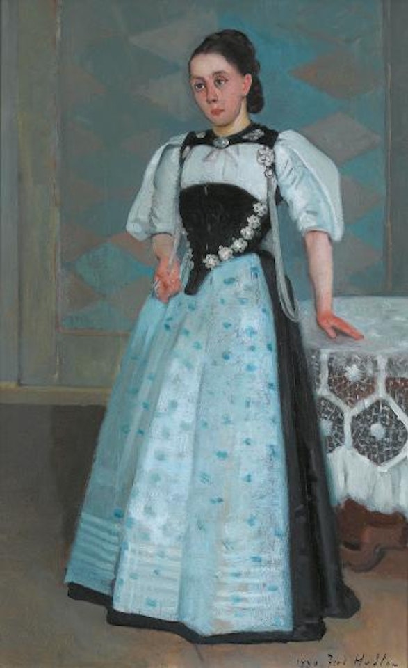 Bildnis Frau Dr. Sury, Tochter des Barenwirts in Sumiswald by Ferdinand Hodler
