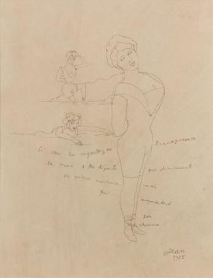 Baigneuses by Jean Cocteau