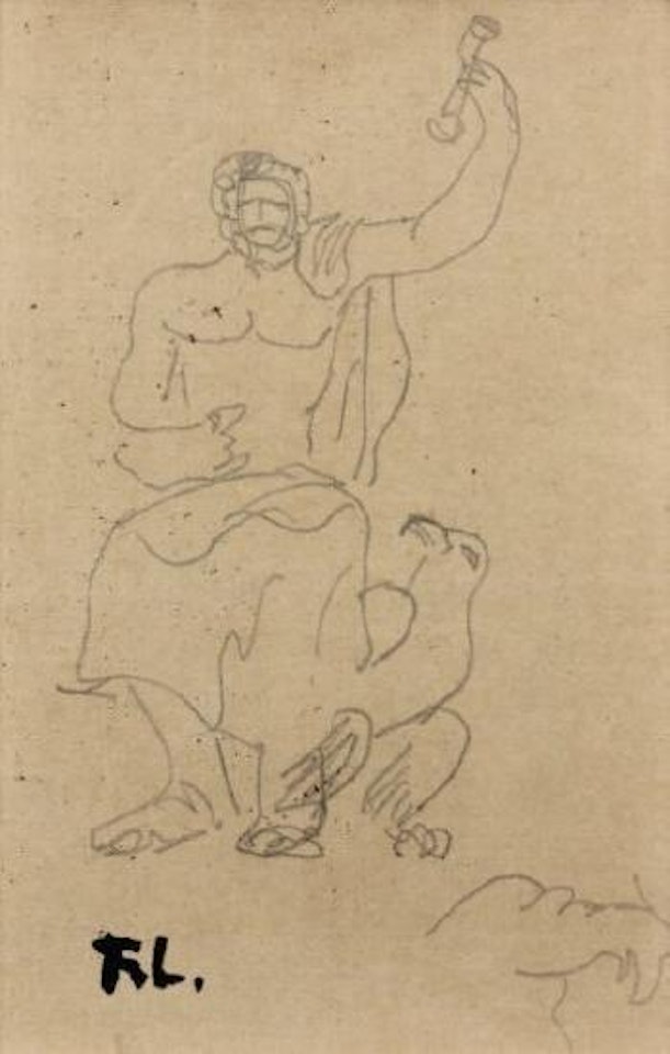 Esquisse pour le ballet 'David Triomphant' by Fernand Leger