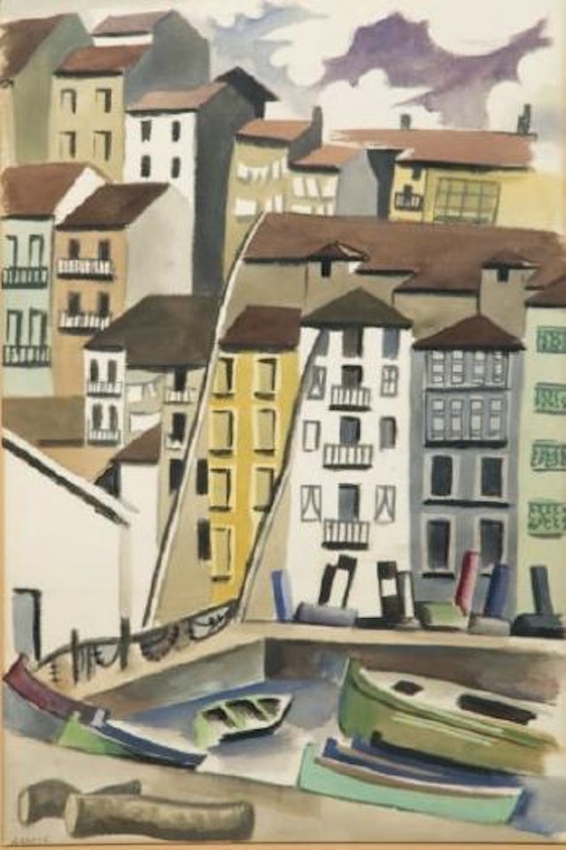 Petit port Basque by André Lhote