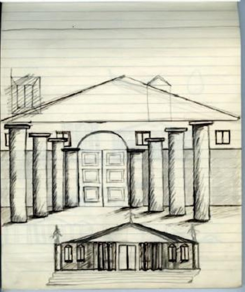Étude architecturale by Salvador Dali