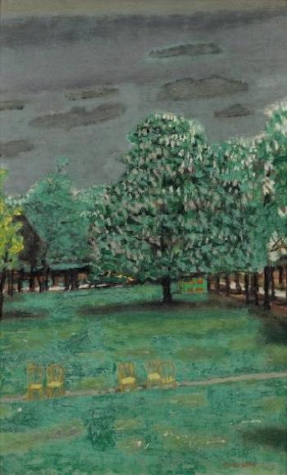 Les marroniers by Maurice Brianchon