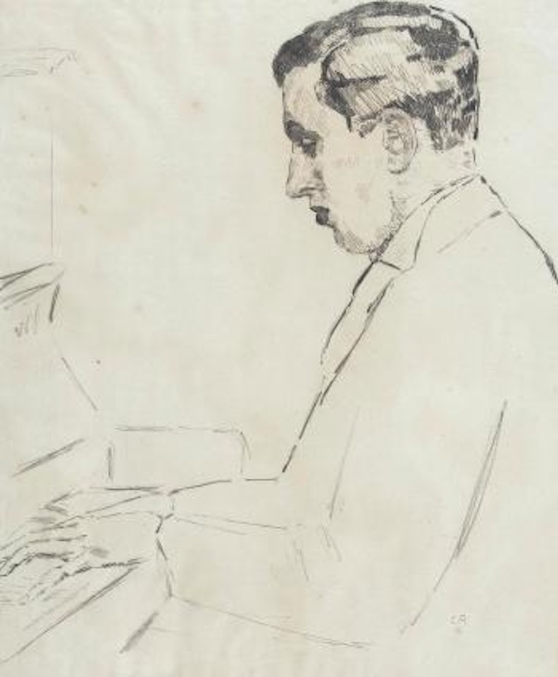 Klavierspieler by Cuno Amiet