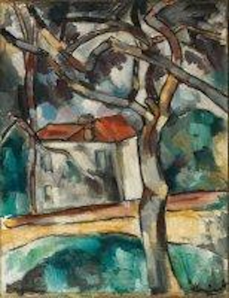 Paysage cézannien by Maurice de Vlaminck