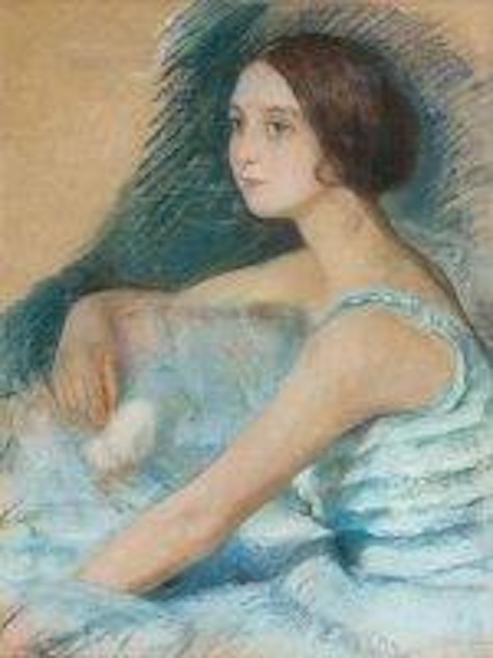 Portrait de jeune danseuse by Zinaida Serebriakova