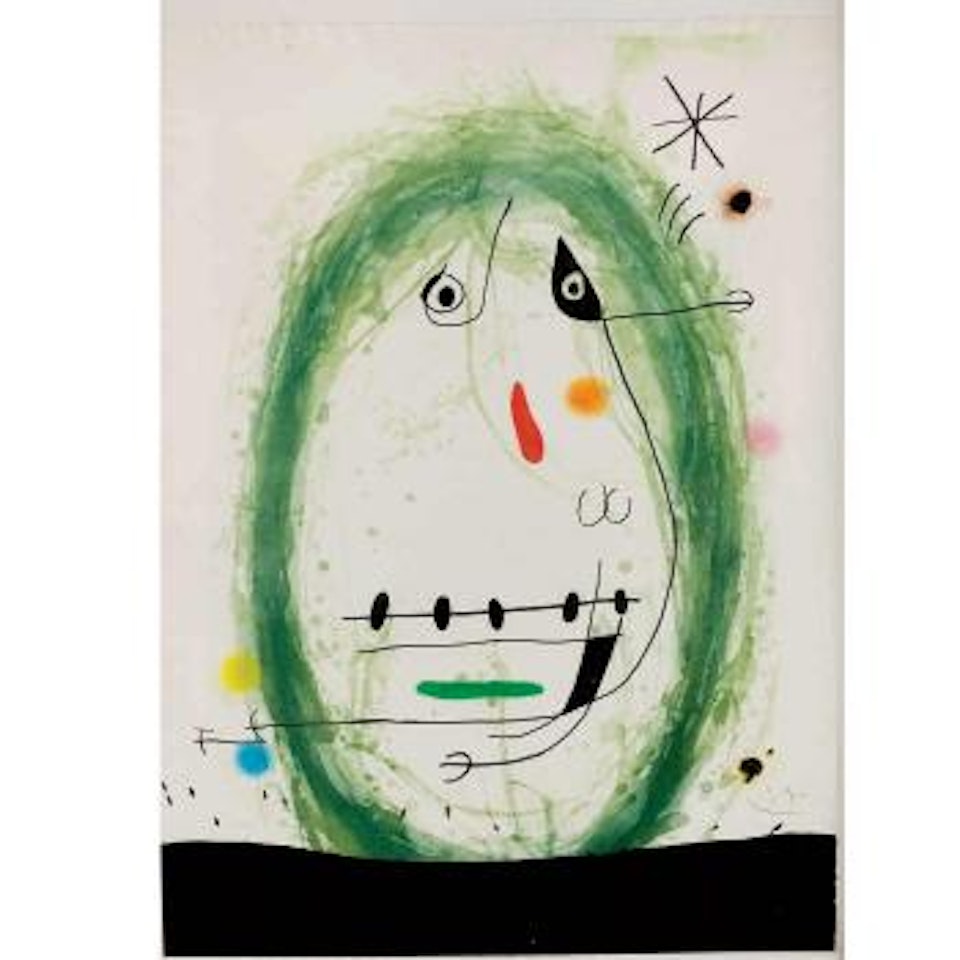 L'exile vert (D. 498) by Joan Miró