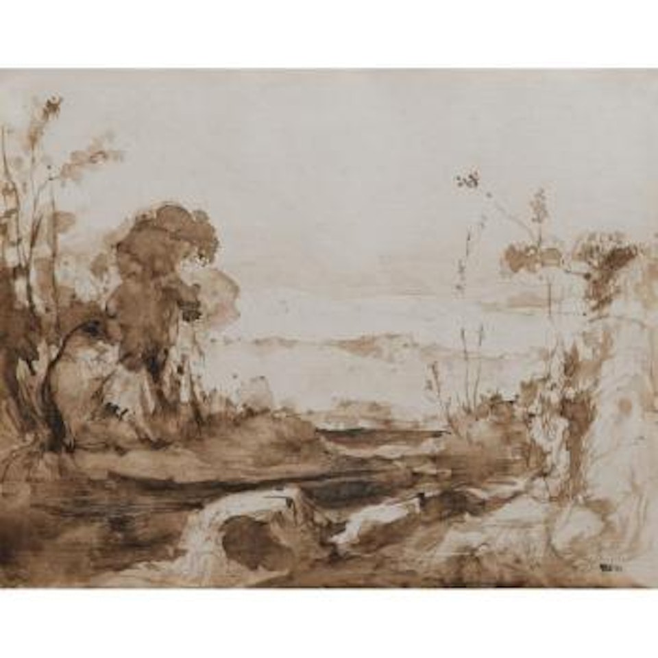 Paysage Boisé by Théodore Rousseau