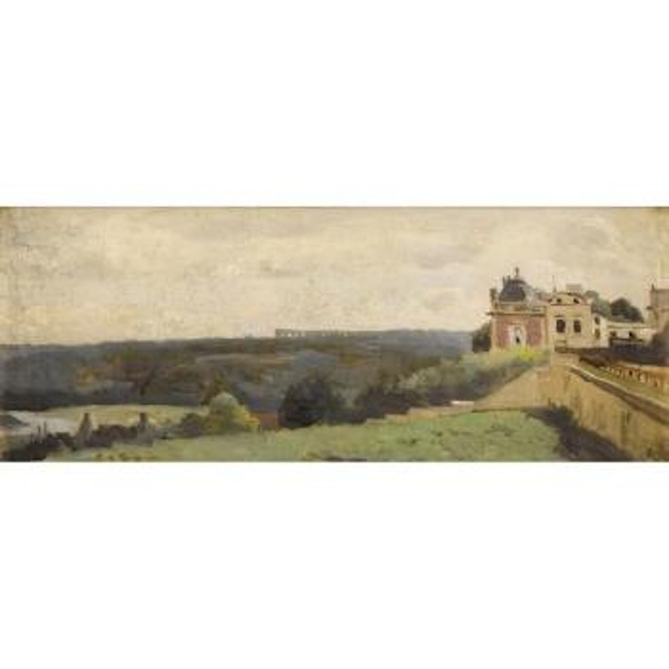 Saint Germain En Laye - La Terrasse by Jean Baptiste Camille Corot