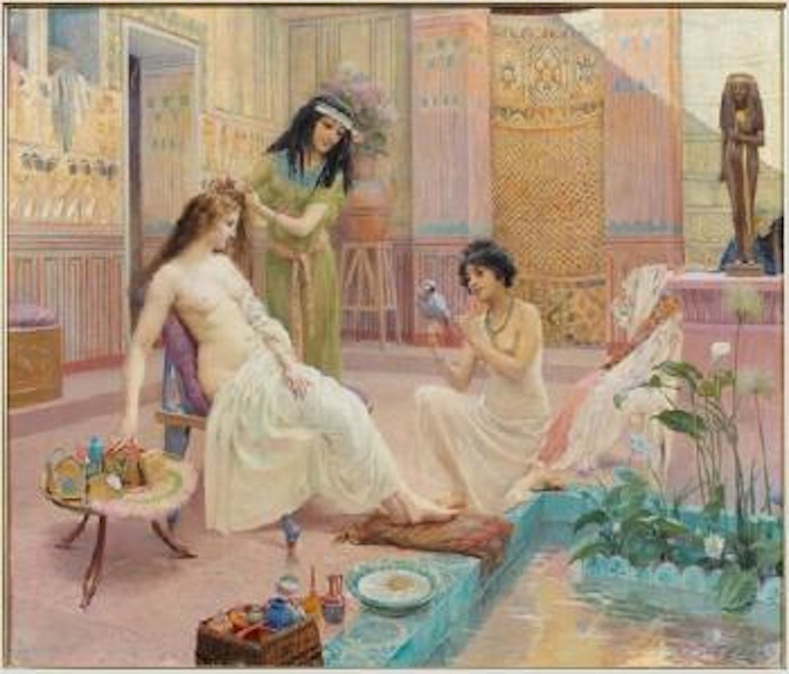 Orientale au bain by Georges Antoine Rochegrosse