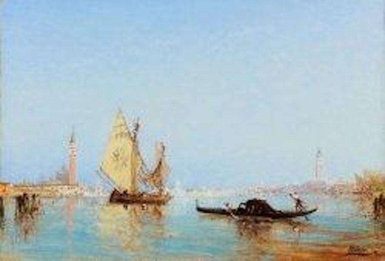 Venise, la grande lagune by Félix Ziem