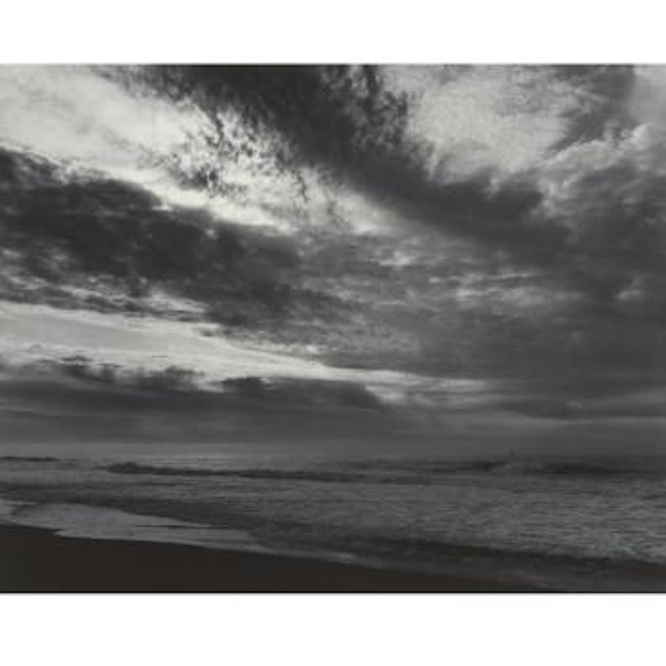 Beach, Evening, N. Cal. Coast by Ansel Adams