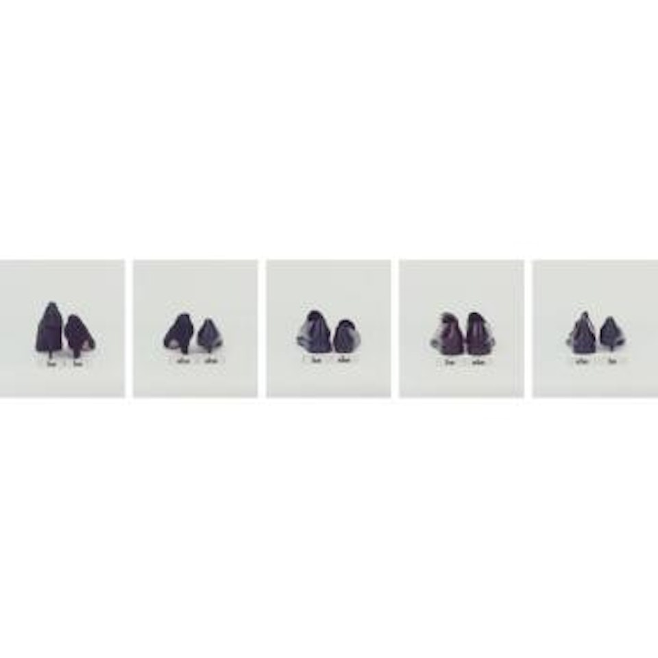 He He, She She, He She, He She, She He by Lorna Simpson