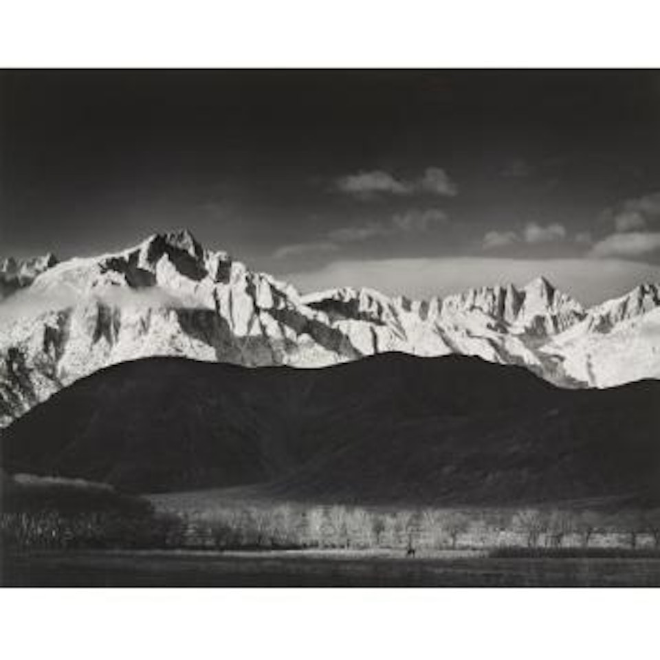 Sierra Nevada From Lone Pine, California (Winter Sunrise) by Ansel Adams