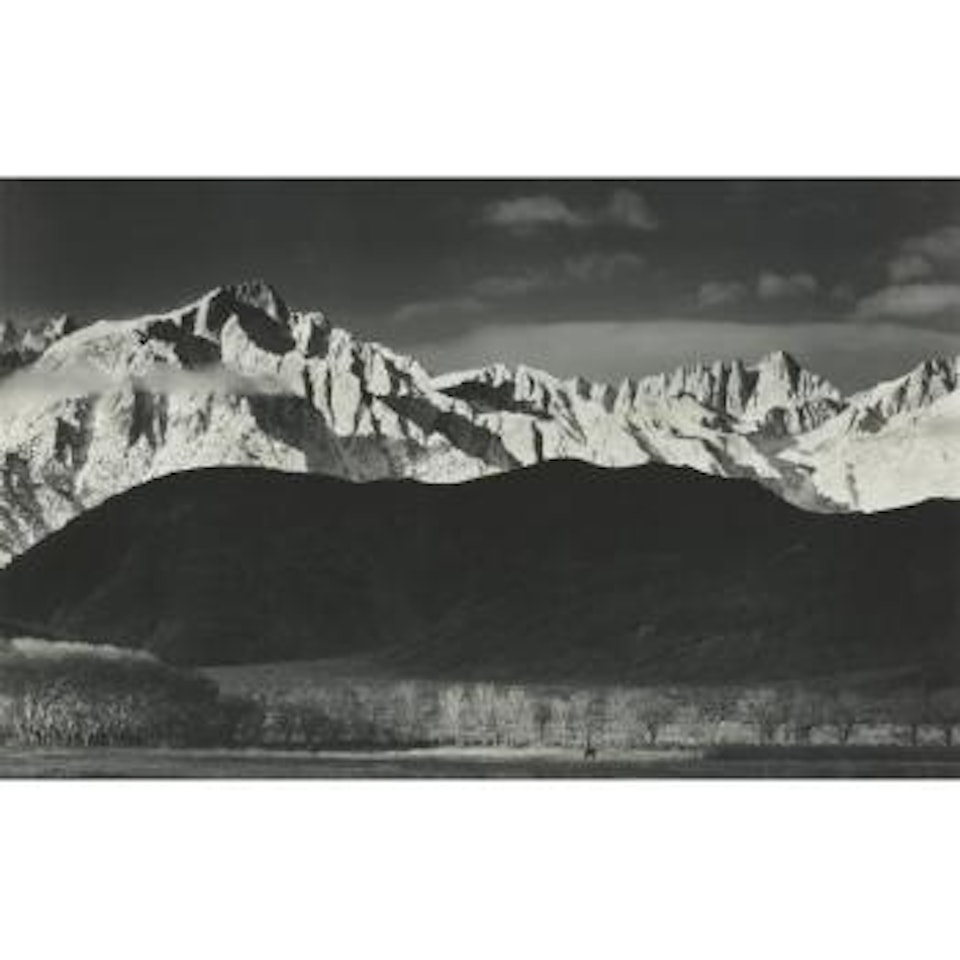 Winter Sunrise, Sierra Nevada, From Lone Pine, California by Ansel Adams