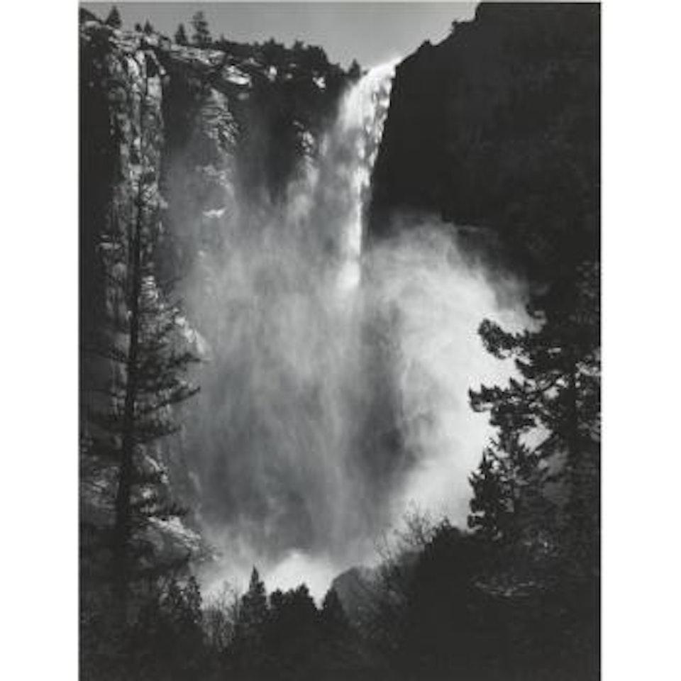 Bridalveil Fall, Yosemite by Ansel Adams
