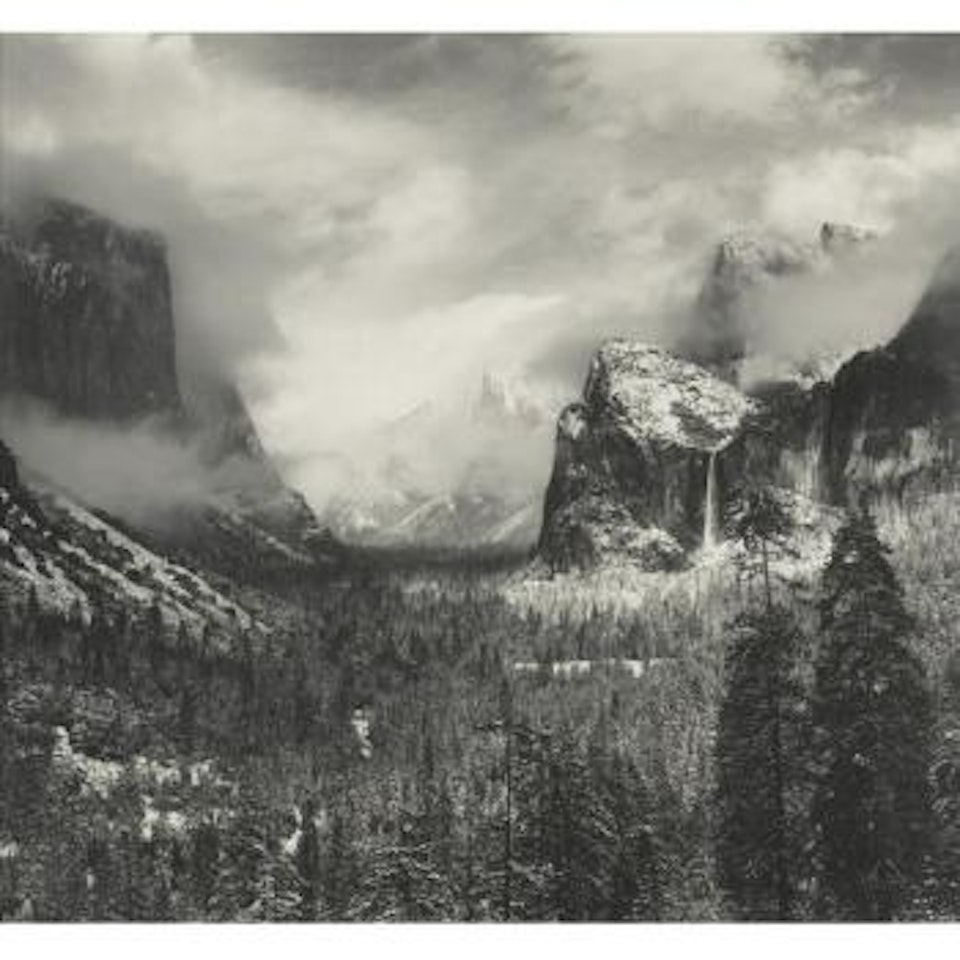 Clearing Winter Storm, Yosemite National Park by Ansel Adams