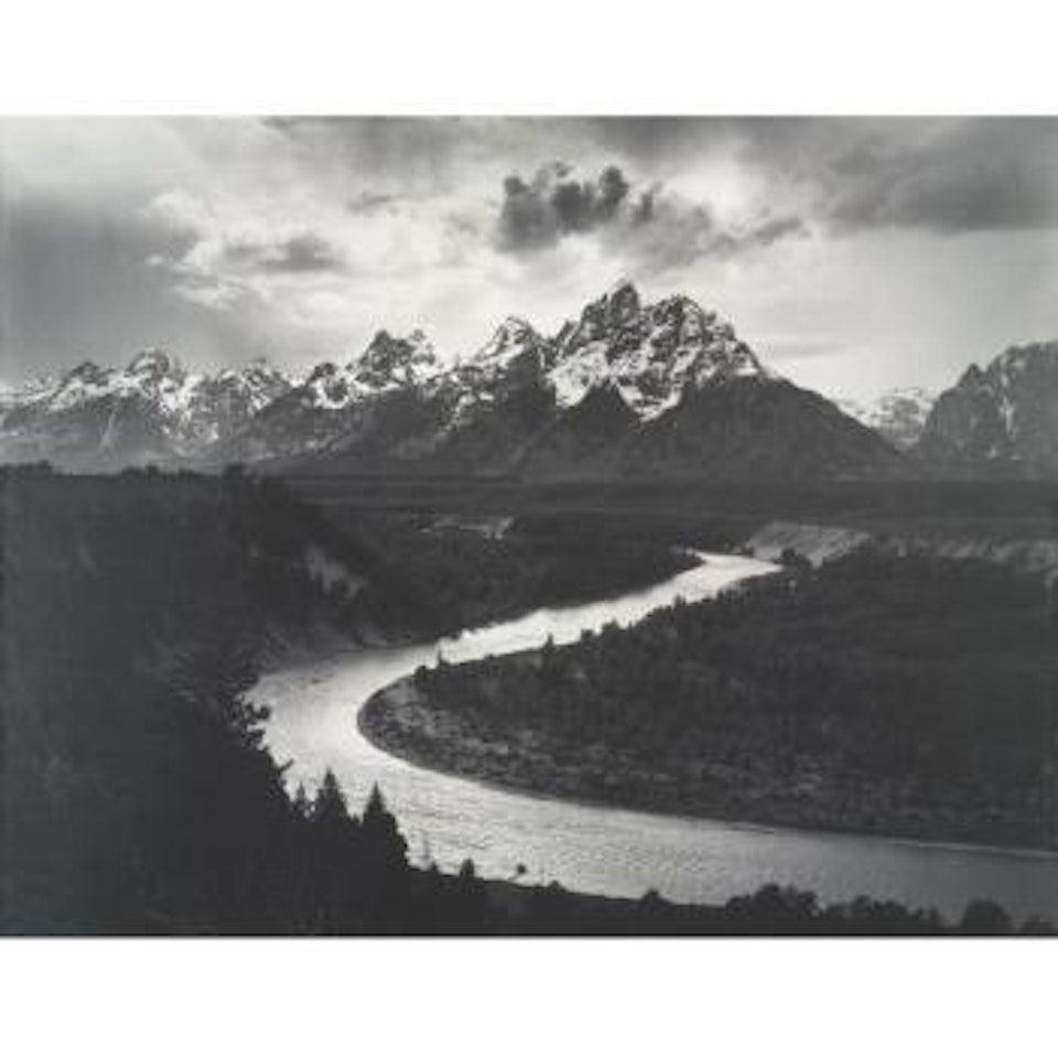 Grand Tetons And The Snake River, Grand Teton National Park, Wyoming by Ansel Adams