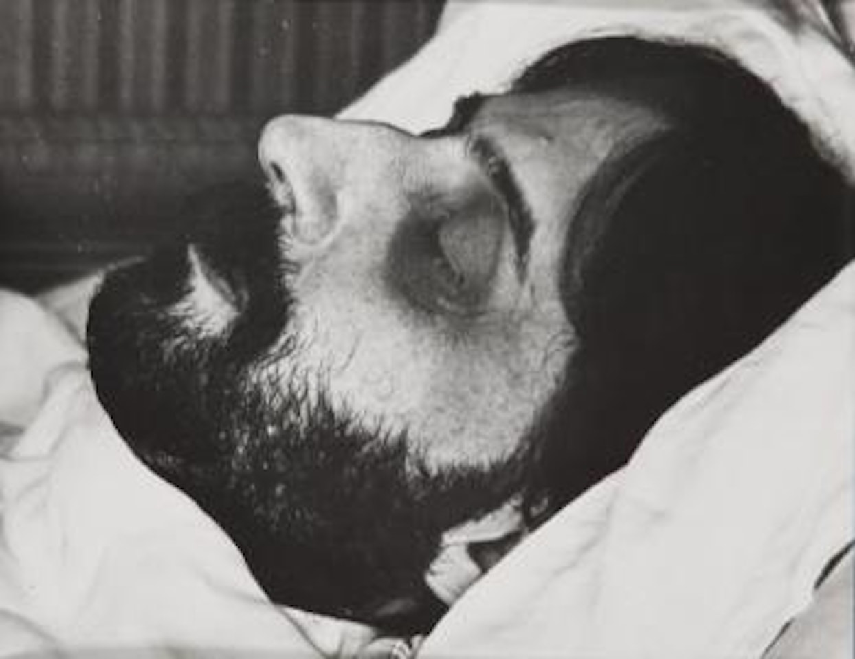 Marcel Proust in his Deathbed by Man Ray