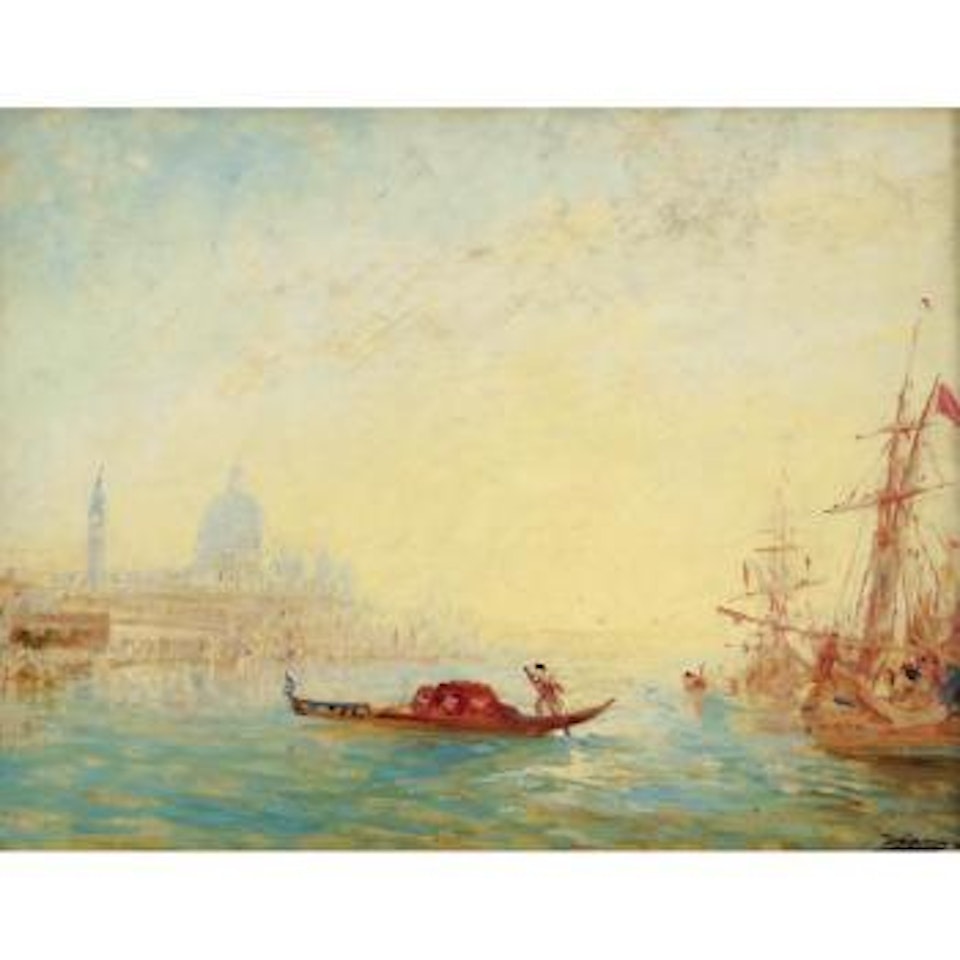 Venise, Le Grand Canal by Félix Ziem