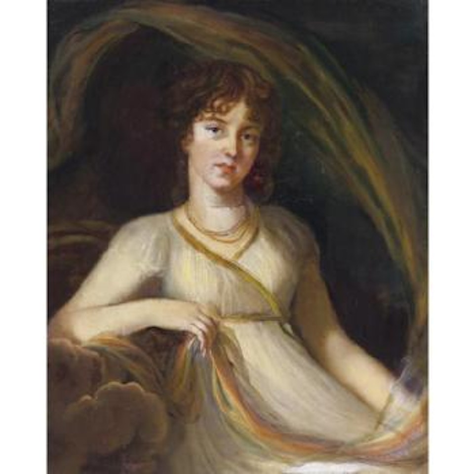Portrait Of Princess Tyufyakina As Iris by Marie Louise Elisabeth Vigee-Lebrun