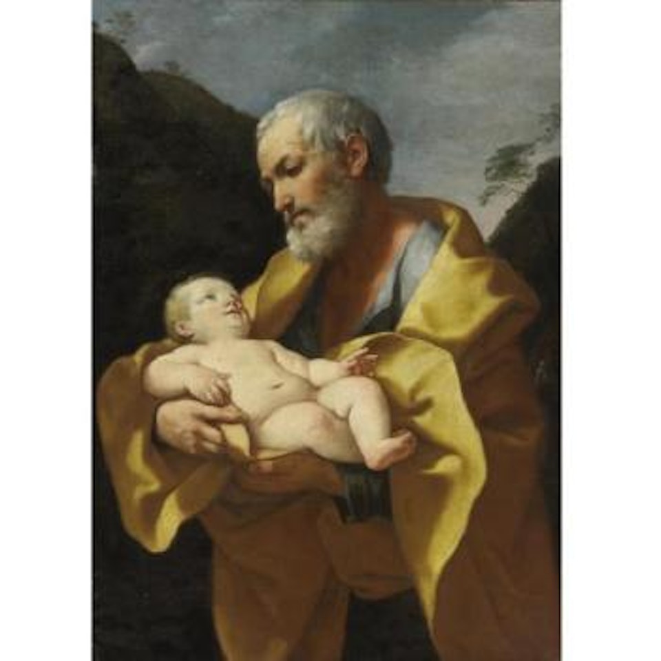 St. Joseph And The Christ Child by Guido Reni