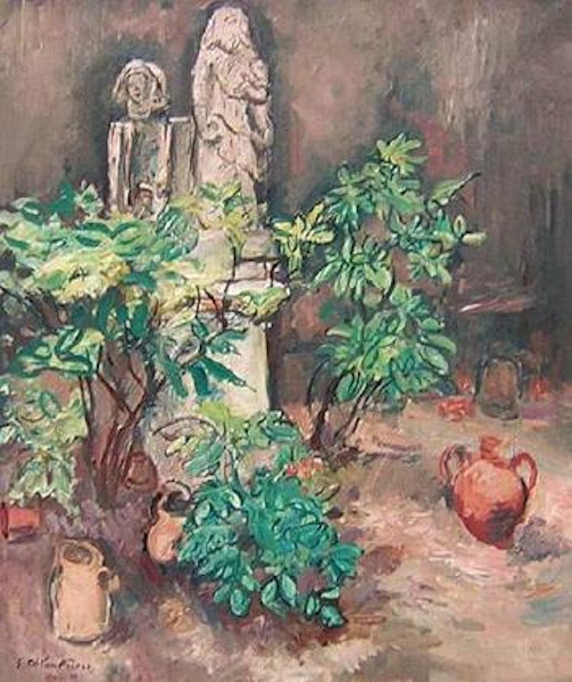 Le jardin de l'atelier by Othon Friesz