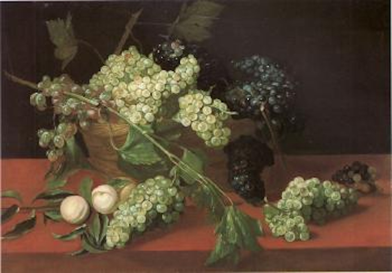 Natura morta con uva by Italian School