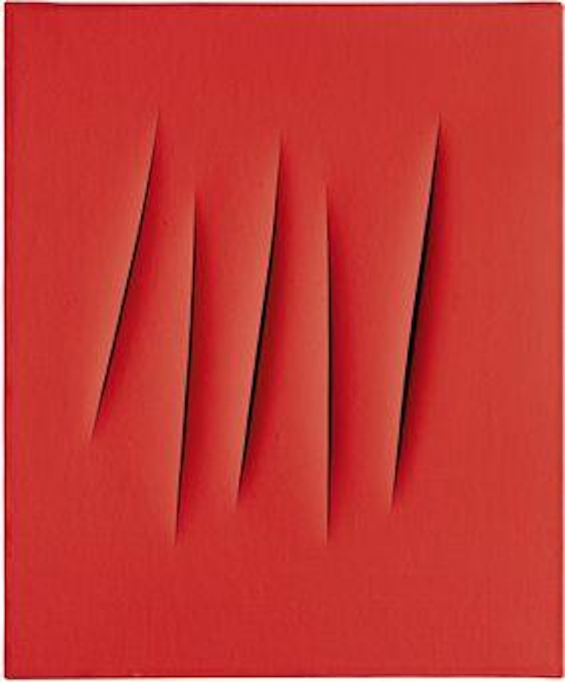 Concetto spaziale, Attese by Lucio Fontana