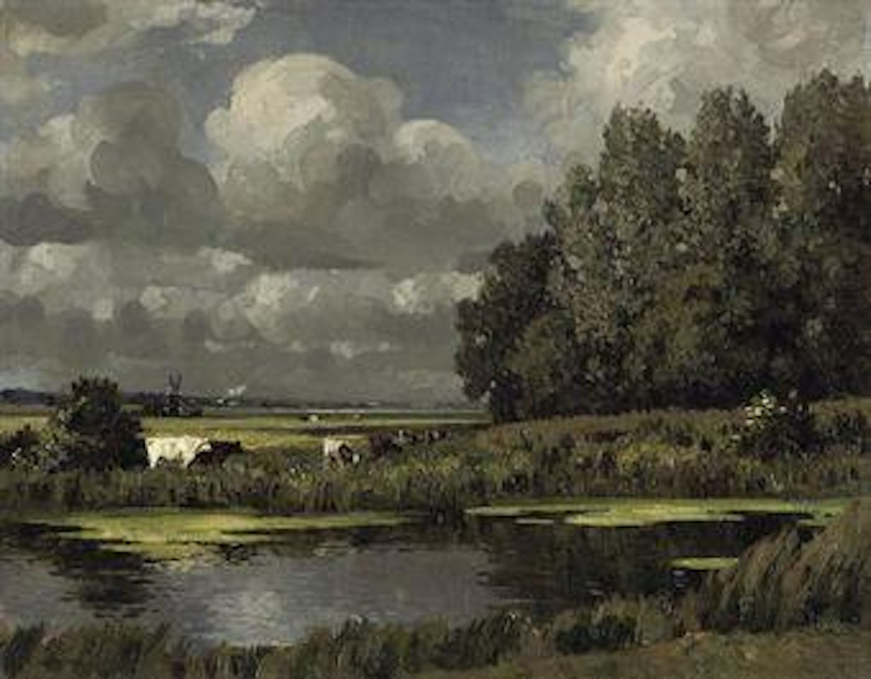 Distant storm clouds, Beccles, Suffolk by Campbell Mellon