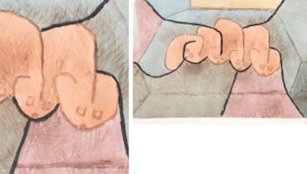 Schlafande tiere by Paul Klee