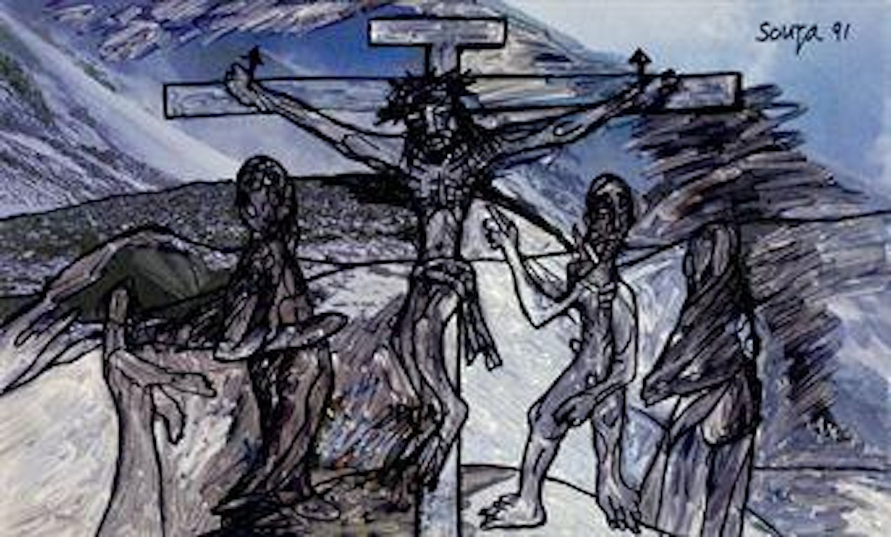 Untitled (Crucifixion) by Francis Newton Souza
