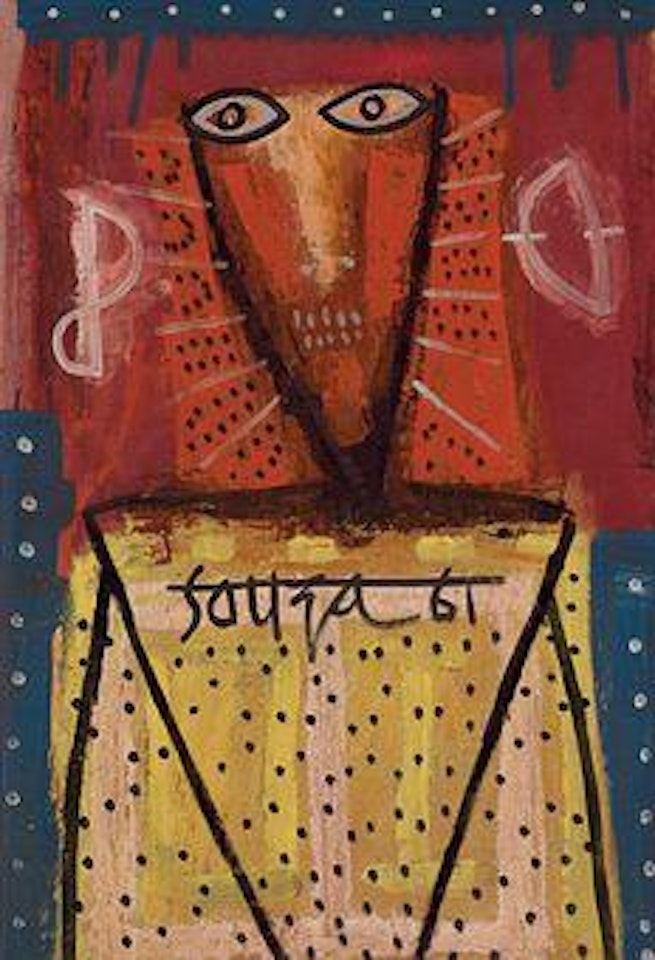 Untitled (A Roman Catholic Phantom) by Francis Newton Souza