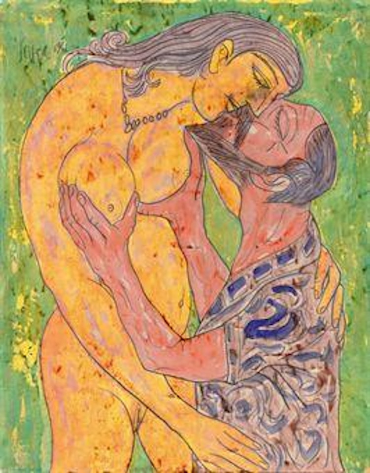 Untitled (The Kiss) by Francis Newton Souza