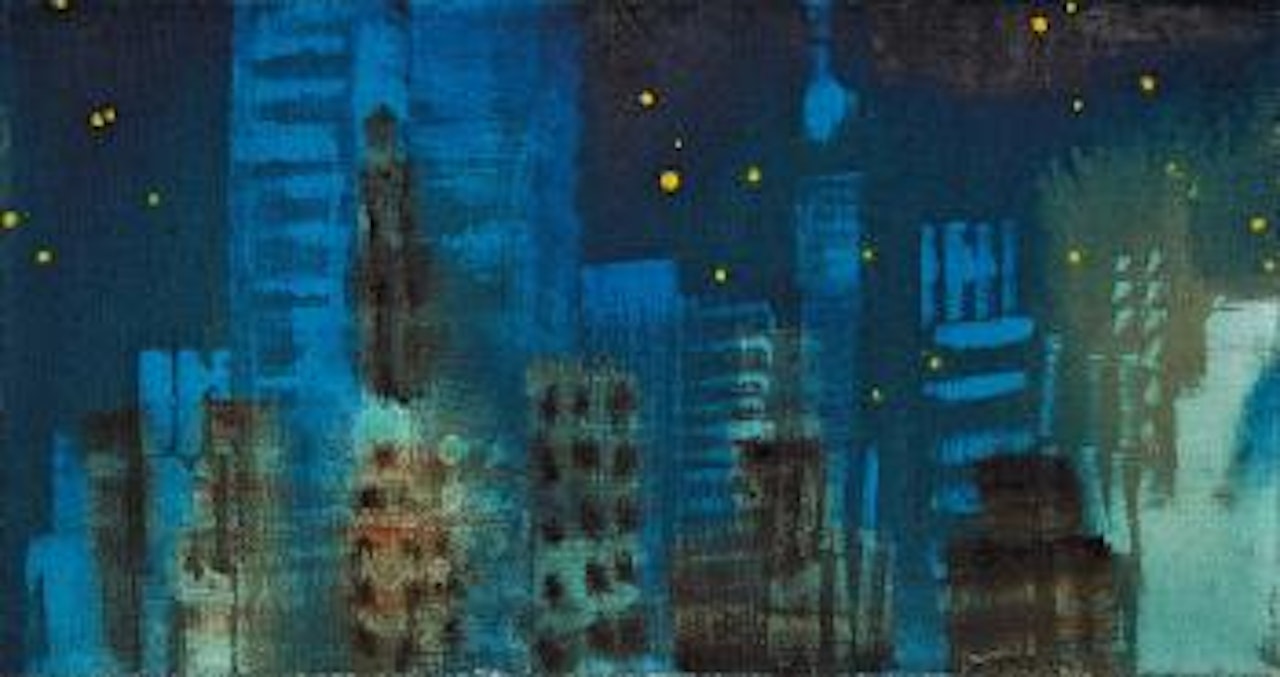 N.Y starnight by Rainer Fetting