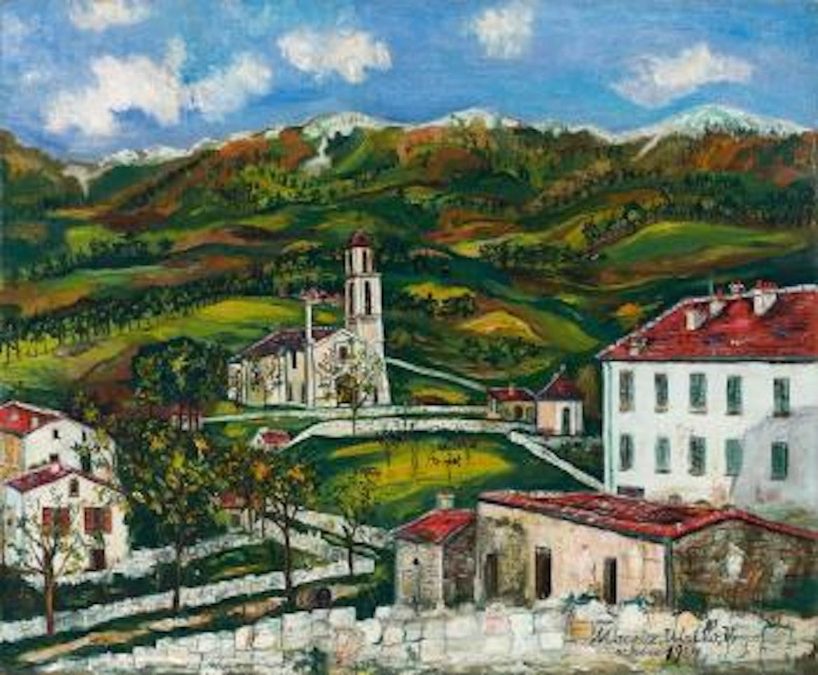 Le presbytère de Prumelli-di-Fiumorbo by Maurice Utrillo