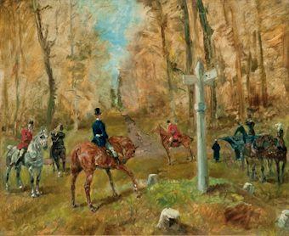 La croisée des chemins by Henri de Toulouse-Lautrec